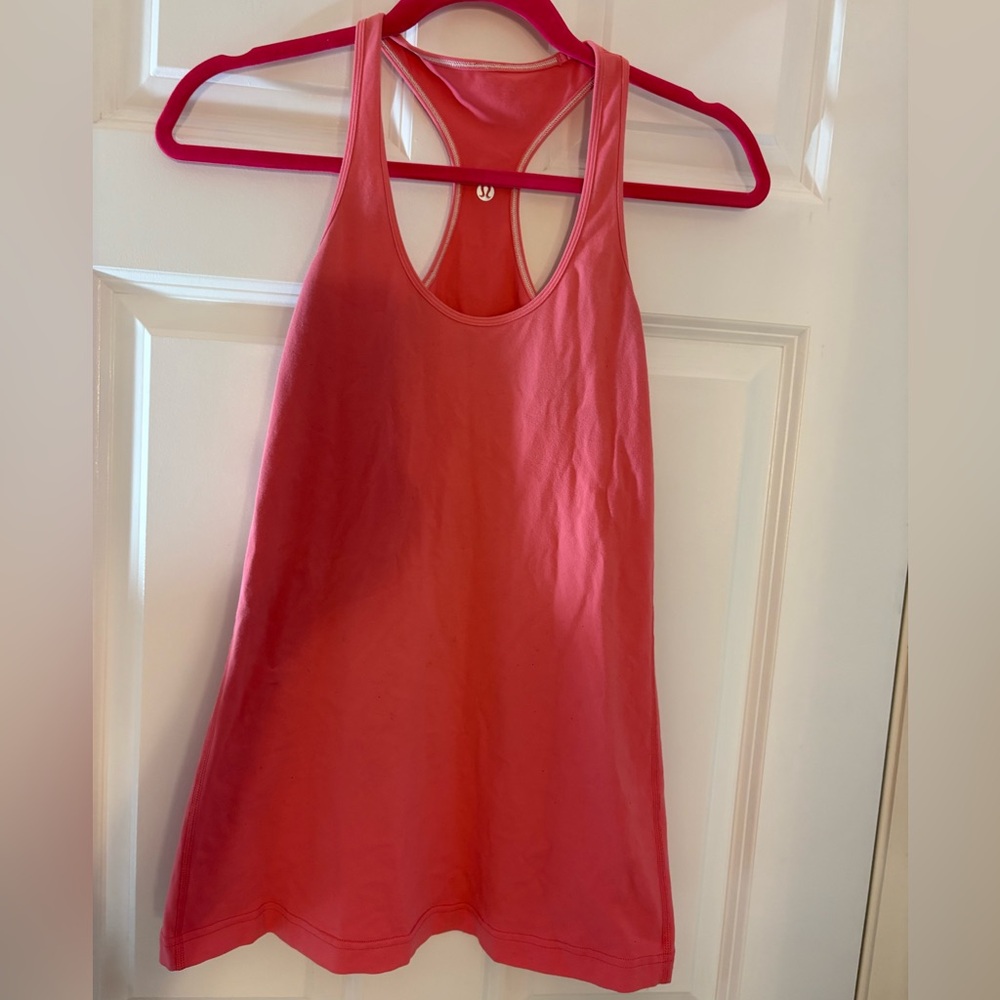 Lululemon Hot Pink Racerback Tank Top